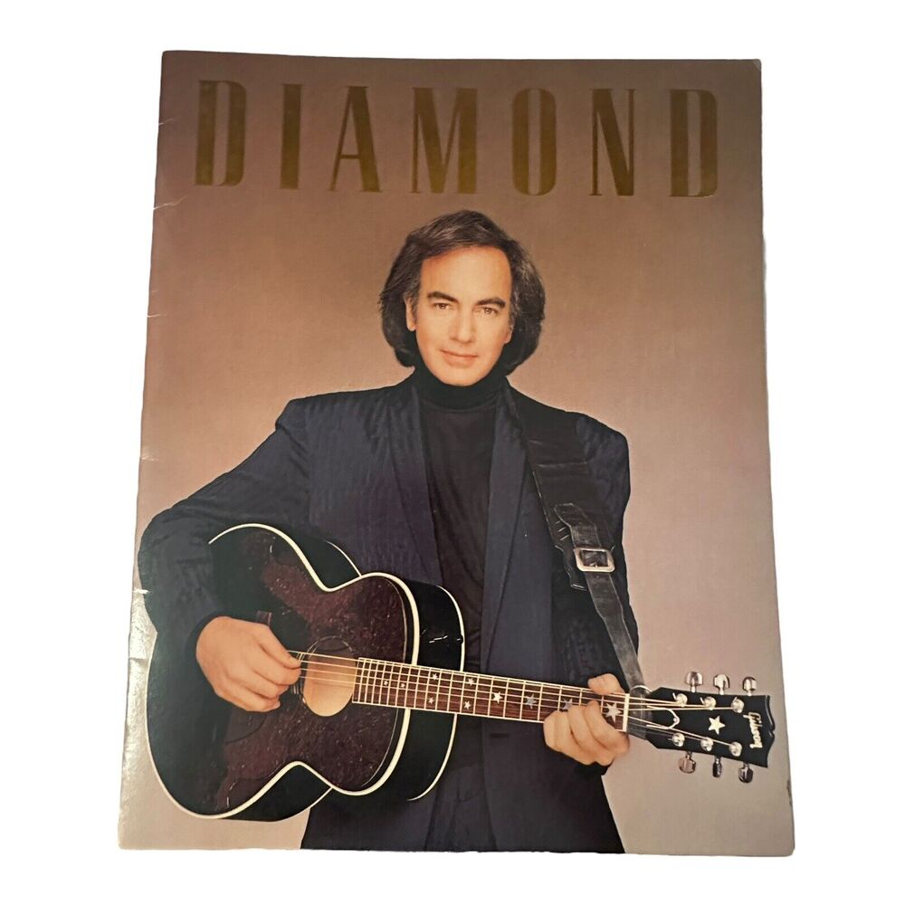 NEIL DIAMOND 1988-1989 Tour‎ Concert Program Souvenir Picture Album Book